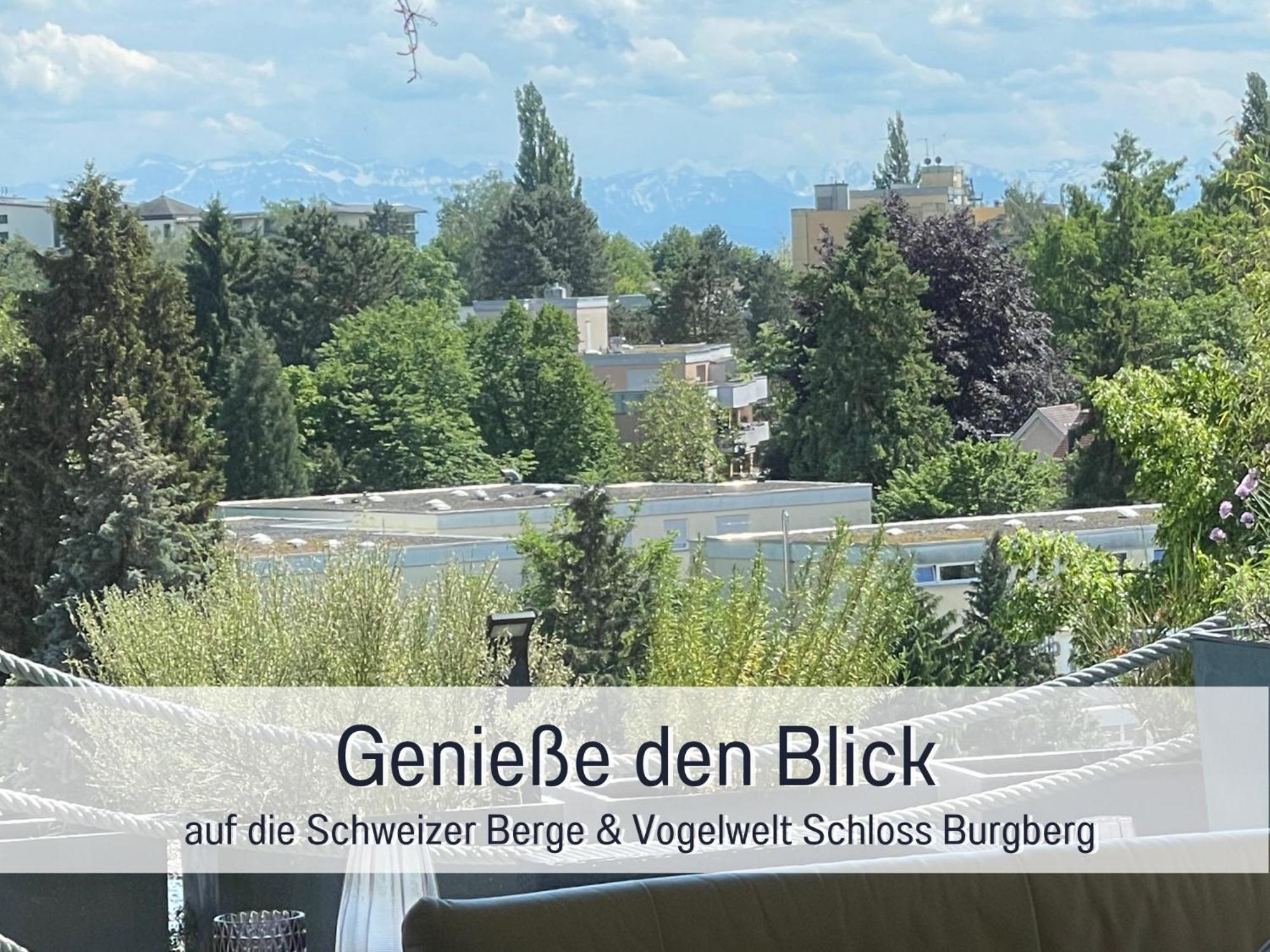 Sonnenterrasse - 3 Schlafzimmer, Whirlpool & Alpenblick - Perfekt Fuer Romantik Oder Familienurlaub Mit Kind , Hund Willkommen By Ferienwohnenamsee - 위버링겐 외부 사진